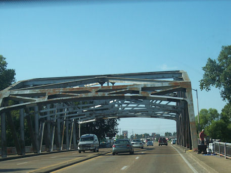 Bridge location is Arkansas