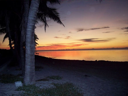 Photo location is Smather's Beach in Key West, Florida