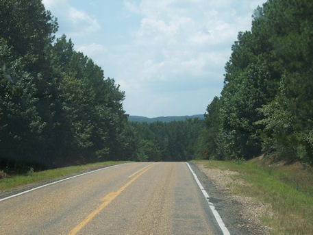 On road headed north from Kirby Arkansas