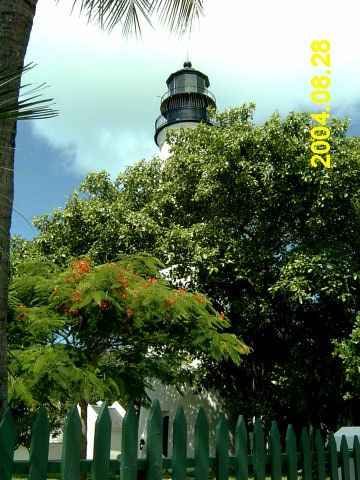 Key West lighthouse, of course located in Key West, Florida