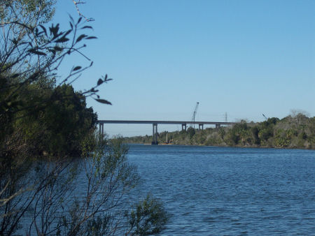 Old Barge Canal Bridge as you look down the canal west.