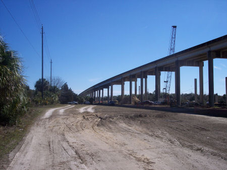 Old Barge Canal Bridge as you are on the left side facing south.