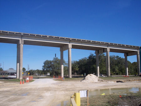 Old Barge Canal Bridge as you face east from the boat trailer parking area.
