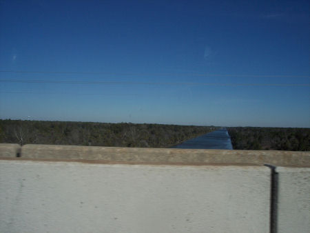 Top of Old Barge Canal Bridge facing east towards the Inglis locks.