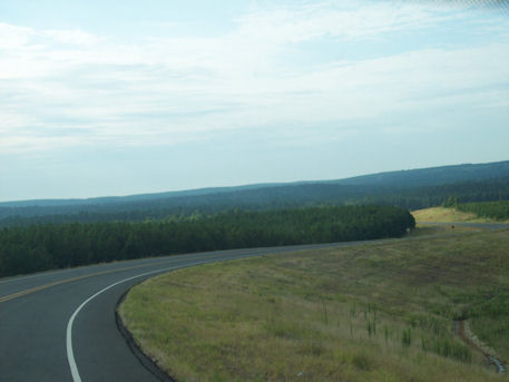 Terrain near Kirby Arkansas