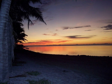 Photo location is Smather's Beach in Key West, Florida