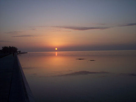 Photo location is near Key West Airport in Key West, Florida