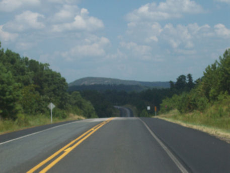 On road headed north from Kirby Arkansas